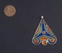 Triangle Enameled Berber Pendant - The Bead Chest