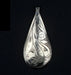 Elongated Engraved Silver Moroccan Pendant (63x27mm) - The Bead Chest