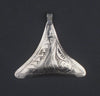 Engraved Silver Triangle Moroccan Pendant