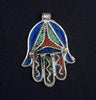 Multicolor Morrocan Hamsa Pendant