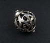 Moroccan Silver Filigree Bead (27x22mm)