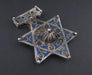 Rare Jewish Berber Enamel Pendant (85x60mm) - The Bead Chest
