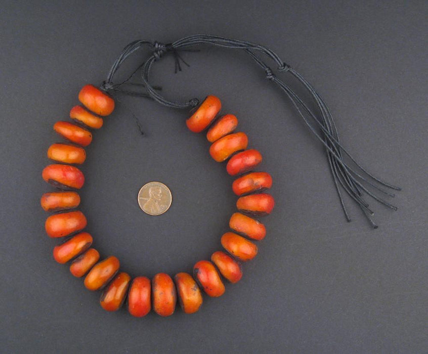Childrens Amber Necklaces Made of Dark Cherry Amber.