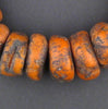 Vintage Coral Moroccan Amber Resin Beads (Graduated)