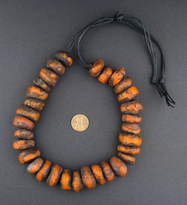 Vintage Coral Moroccan Amber Resin Beads (Petite) - The Bead Chest