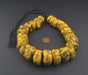 Vintage Jaune Moroccan Amber Resin Beads (Graduated) - The Bead Chest