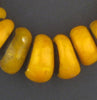 Moroccan Bumble Bee Amber Resin Beads (Graduated)
