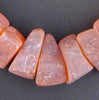 Moroccan Amber Rock Crystal Resin Beads