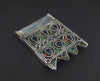 Traditional Enameled Berber Pendant