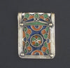 Fancy Enameled Rectangular Berber Pendant