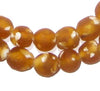 Orange Fused Recycled Glass Beads (14mm)