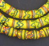 Old Fancy Multicolor Yellow Venetian Trade Beads