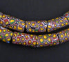 Jumbo Antique Matching Venetian Millefiori African Trade Beads (Long Strand)
