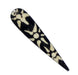 Sunflower Design Batik Bone Feather Pendant - The Bead Chest