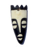 Crowned Mask Batik Bone Pendant