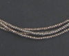 Vintage Silver Heishi Ethiopian Beads (2mm)