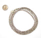 Ethiopian Dark Silver Tube Beads (3mm) - The Bead Chest