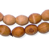 Authentic Rosary Olive Wood Beads from Bethlehem (15x12mm)