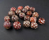 Antique Red Skunk Venetian Eye Trade Bead (Single bead) (4 Pack)