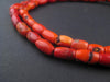 Polished Sea Coral Trade Beads - The Bead Chest