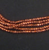Tiny Diamond Cut Faceted Copper Beads (2mm)