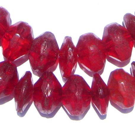 Vintage Red Vaseline Beads - The Bead Chest