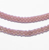 Rose Pink Star Snake Beads