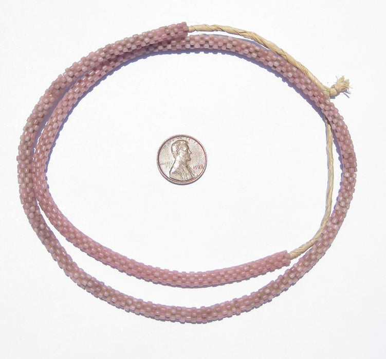Rose Pink Star Snake Beads - The Bead Chest