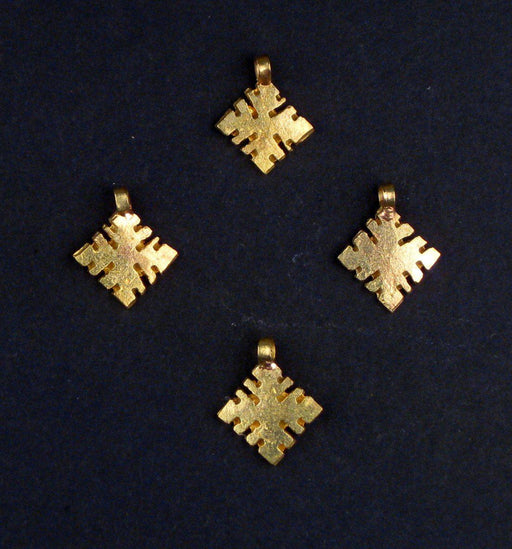 Brass Ethiopian Ornaments (Set of 4) - The Bead Chest