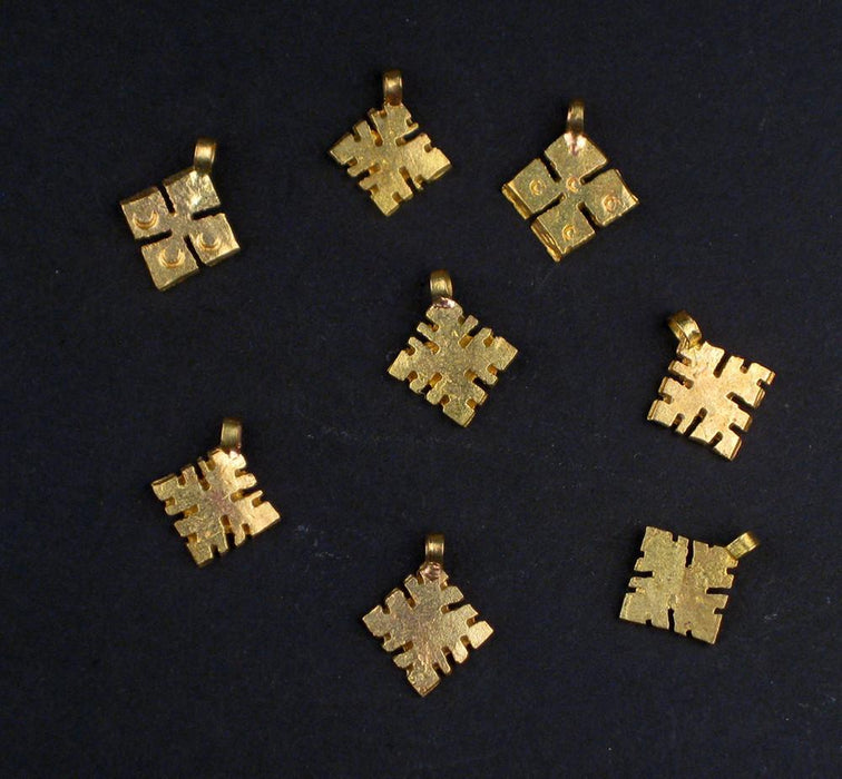 Brass Ethiopian Ornaments (Set of 4) - The Bead Chest