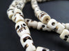 Carved Bone Skull Beads (11x6)(Long Strand) - The Bead Chest