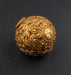 Ornate 22K Gold-Plated Brass Floral Bead (27x25mm) - The Bead Chest