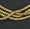 Truncated Brass Heishi Beads