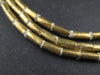Brass Ethiopian Tube Beads (7x3mm) - The Bead Chest