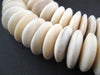 Graduated White Camel Bone Disk Beads - The Bead Chest