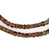 Antiqued Copper Diamond Cut Cube Beads (4mm)