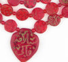 Vintage Red Arabic Hajj Beads
