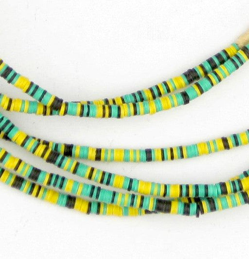 Jungle Medley Vinyl Phono Record Beads (3mm) - The Bead Chest