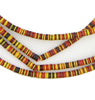 African Medley Vinyl Phono Record Beads (4mm)