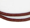 Maroon Vinyl Phono Record Beads (6mm)