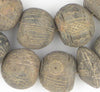 Old Mali Clay Spindle Gumdrop Beads (Unique)
