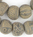 Old Mali Clay Spindle Gumdrop Beads (Unique) - The Bead Chest