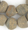 Antique Mali Clay Spindle Beads