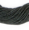 Tiny Black Jade Cylinder Beads (2-3mm)