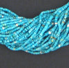 Blue White Turquoise Tiny Heishi Beads
