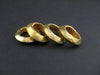 Brass Ethiopian Wollo Rings (22mm) (Set of 4)