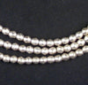 Ethiopian White Metal Mini-Bicone Beads (5x5mm)