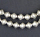 Ethiopian White Metal Bicone Beads (8x8mm) - The Bead Chest