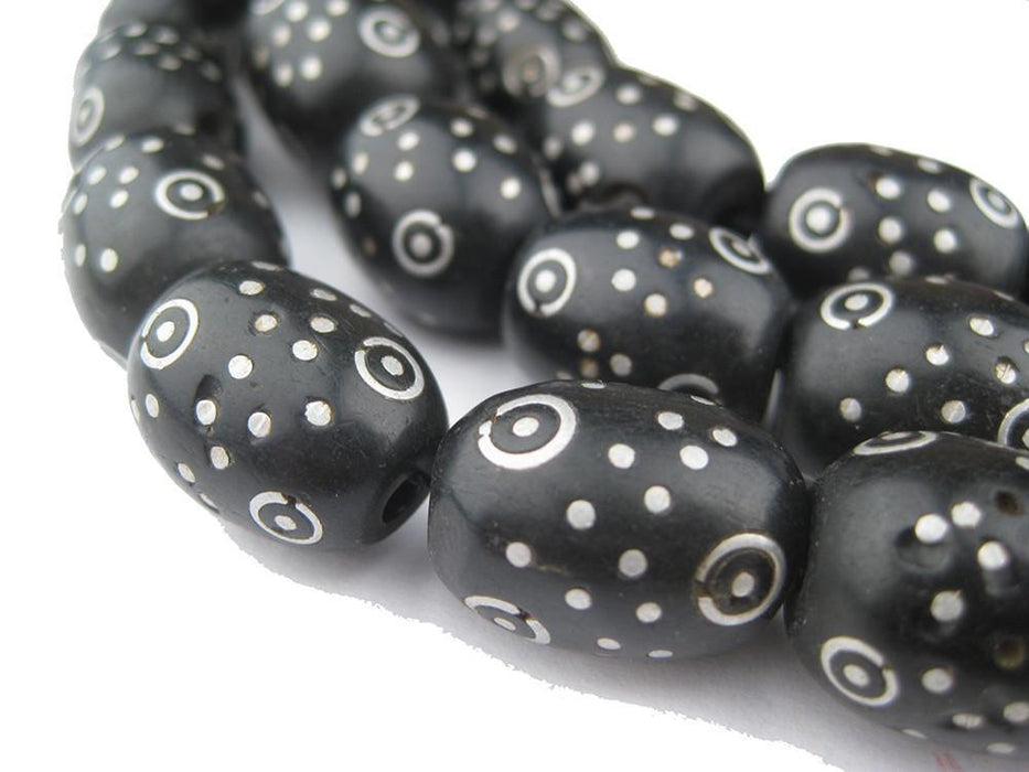 Black Coral Prayer Beads - The Bead Chest