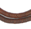 Dark Brown Glass Snake Beads (Large)